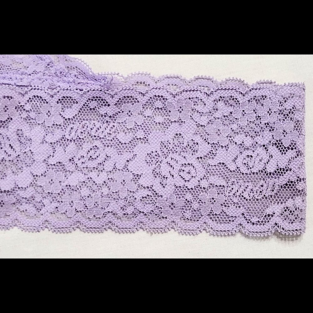 NWOT Women's Aerie Purple Lace Thong Size M Sexy - Picture 7 of 7